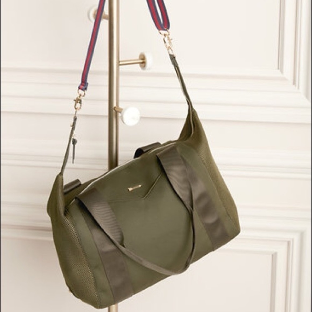 Stella & Dot Crush It Olive Duffel Bag